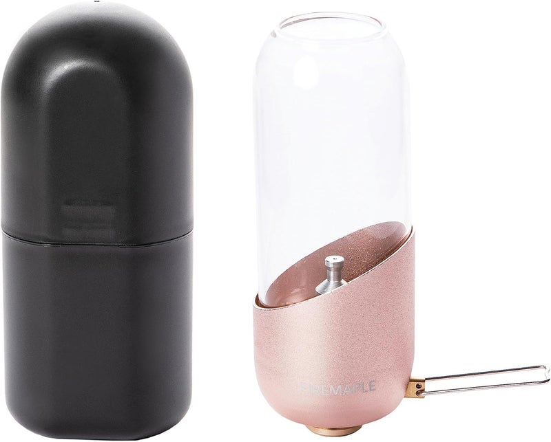 Fire-Maple Fire Maple Orange Camping Light, Propane Lamp，Gas Lantern, Glass Lampshade & Windproof, NO Mantles Needed, Brightness Adjustable, Heating, Camping Atmosphere &Bright Flames - Image 4